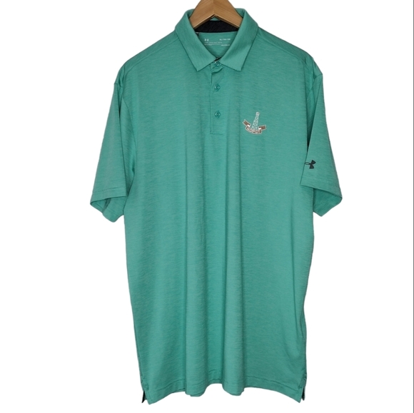 Under Armour Other - Under Armour Men's Loose Heat Gear Short Sleeve Golf Polo Shirt
